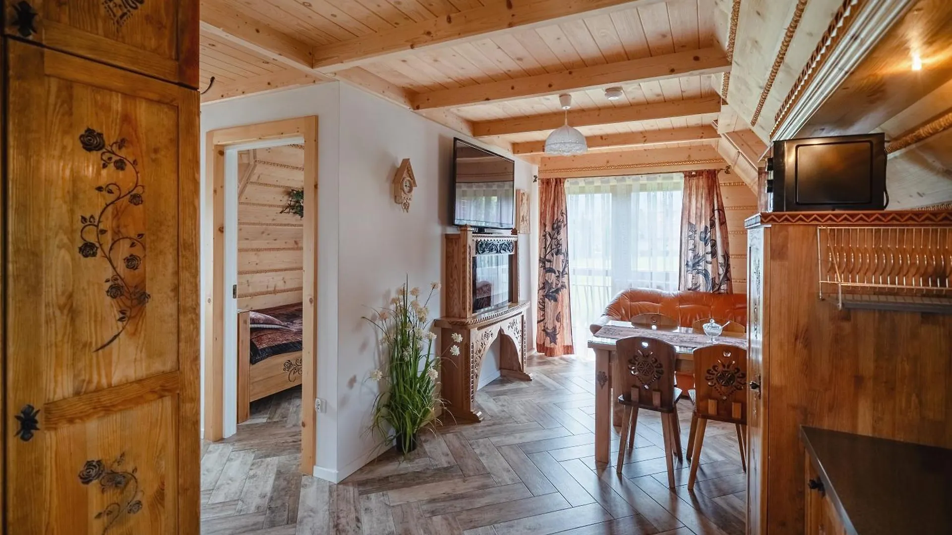 Apartamenty Willa Szafran z widokiem na góry Zakopane